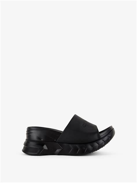 givenchy marshmallow wedges|givenchy black 4g heeled sandals.